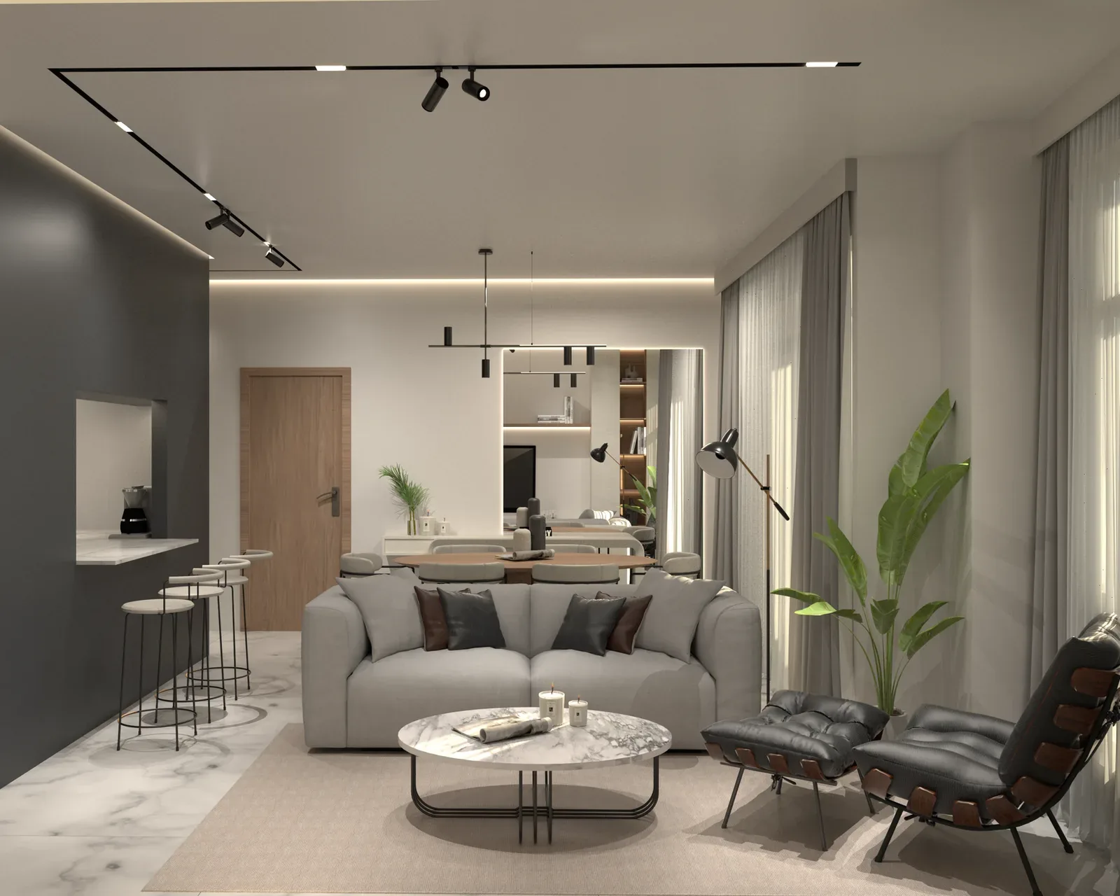 Airbnb Interior Design in Dubai Hills Estate — interior design by Studio PASE