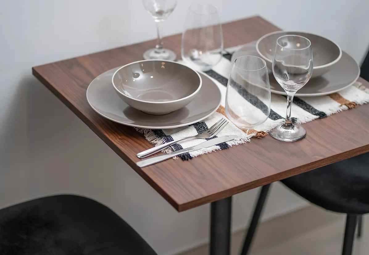 Studio PASE interior design — Project BLUE, furnished studio at Ajmal Makan, Sharjah
